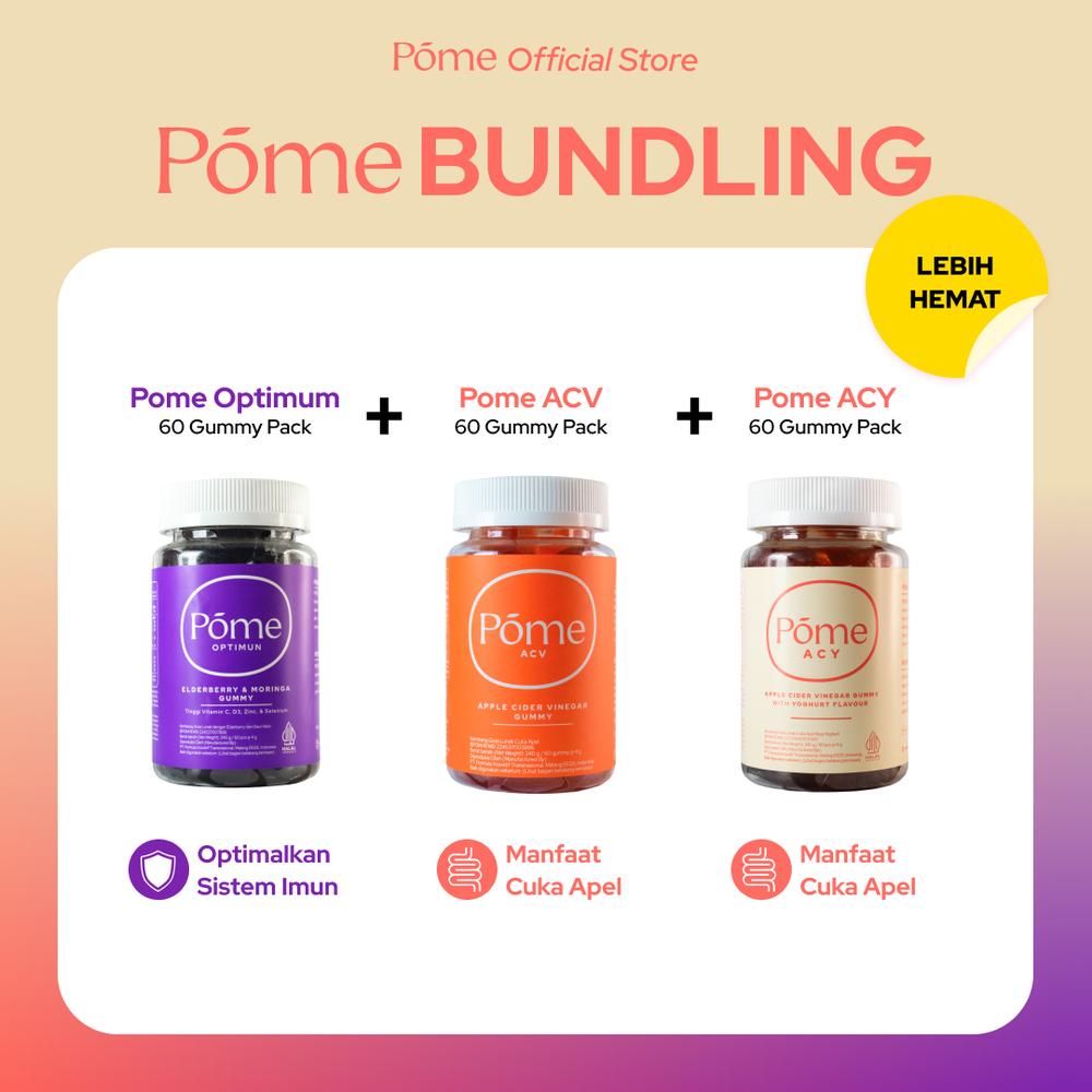 BUNDLING COMBO  - 3 Botol (Pome ACV, Pome Optimun, Pome ACY)