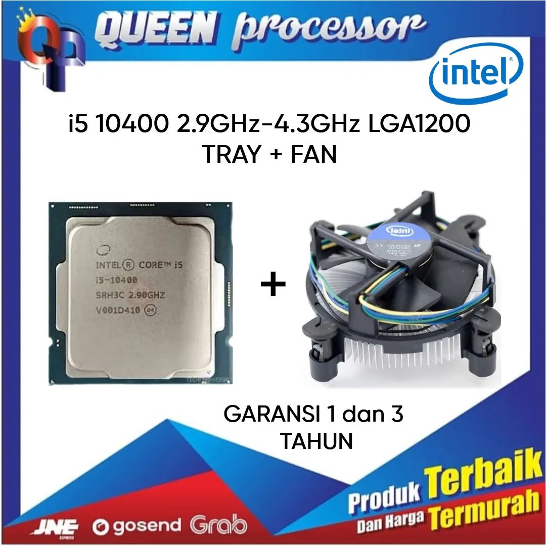 PROCESSOR INTEL CORE i5 10400 2.9 GHz TRAY + FAN