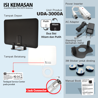 Gambar PX Digital Antena TV UDA3000A Indoor Antenna DVB-T2  Booster LED UDA-3000A dari Wahana Agung Elektronik Kota Tangerang Selatan 2 Tokopedia