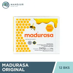 Madurasa (Dus Isi 12 Sachet) - Madu Original Asli dan Alami