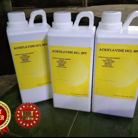 Acriflavine HCL BPC 1 Liter - Obat Ikan Anti Jamur Bakteri Parasit