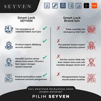 Gambar SEYVEN Smart Door Lock Kunci Pintu Digital Camera With App Seyven Smart Digital Lock Alarm Usb dari seyven.id Kota Administrasi Jakarta Barat 3 Tokopedia