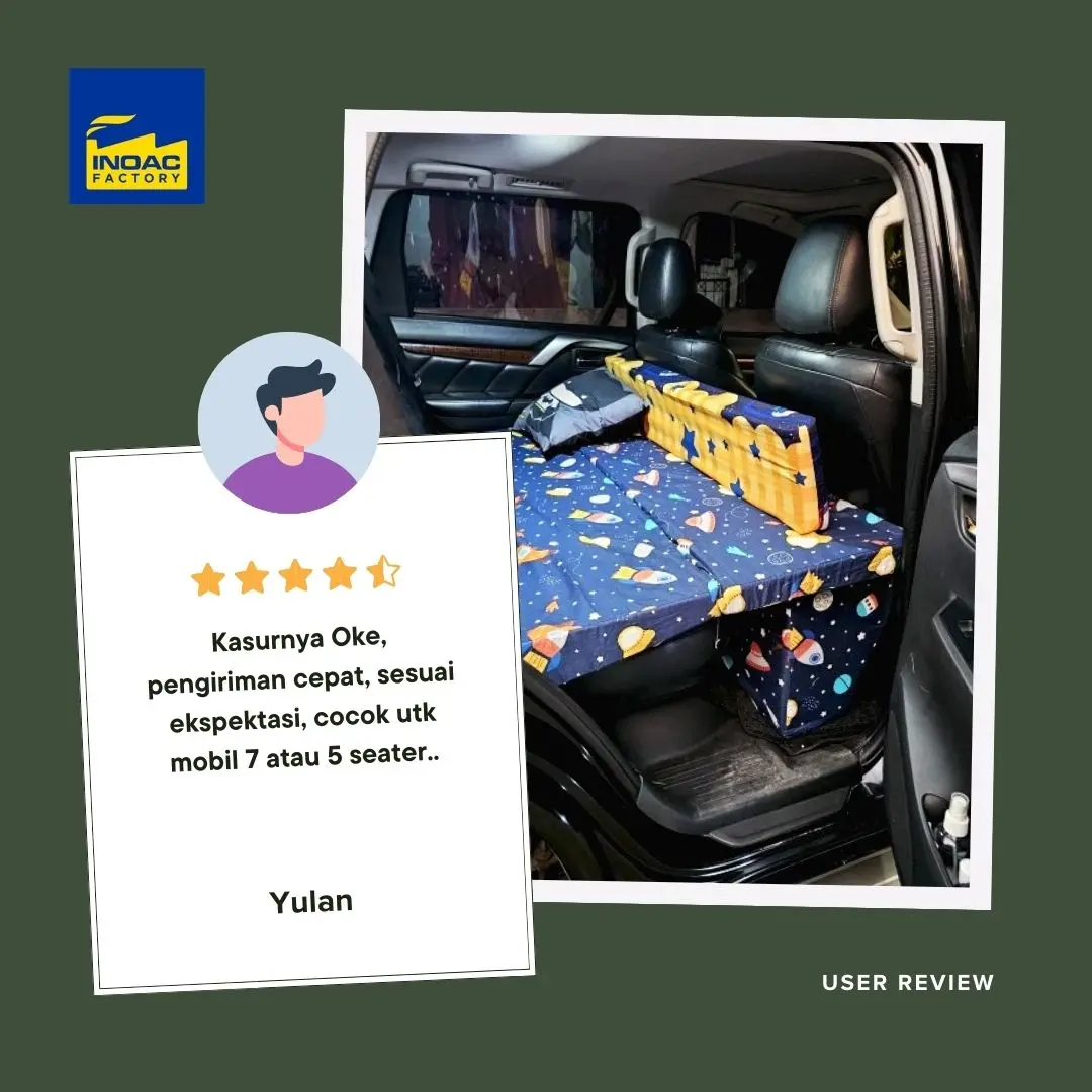 Kasur Mobil Inoac Busa Eon D23 Full Set untuk Mobil MPV - Jok, Car