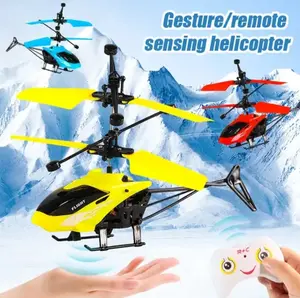 Mainan Anak HELICOPTER INFRARED INDUCTION ~ Sensor Tangan + Remote