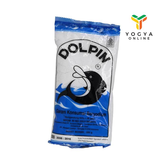Gambar Dolpin Garam Dapur Isi 500 Gram dari Yogya Online Kota Bandung Tokopedia