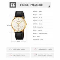 Gambar Jam Tangan Pria Analog SKMEI 2308 Black water resist 30M dari SKMEI.ID Kab. Tangerang 4 Tokopedia