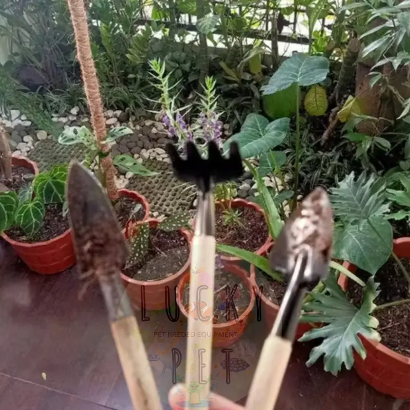 CLEANING KIT 3IN1 SET SEKOP GARPU ALAT BERKEBUN BERSIHKAN KANDANG PET 4