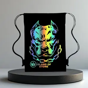 TAS SERUT STRINGS BAG DOGGY DOG FULL WARNA 3 DIMENSI