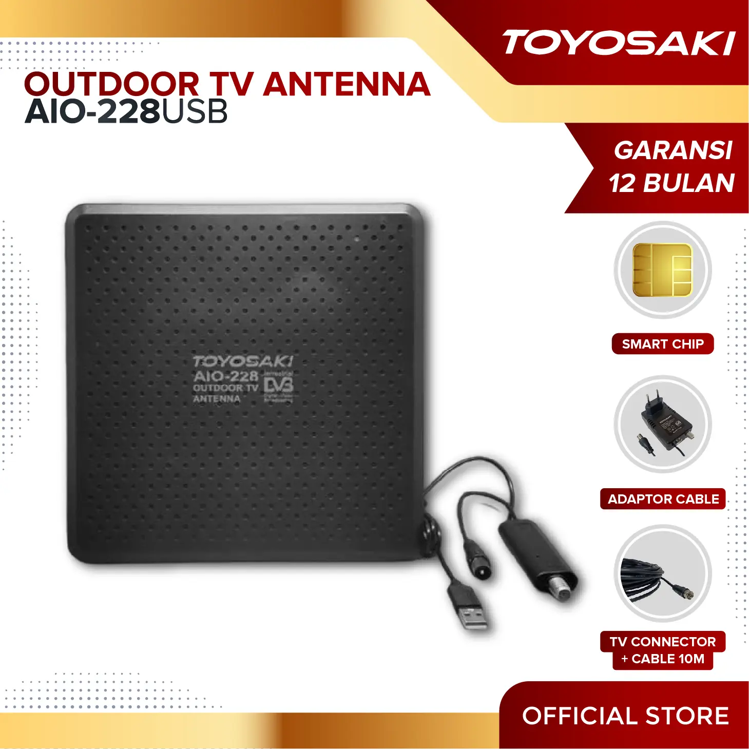 Toyosaki Antena TV Digital AIO-228 USB DVB