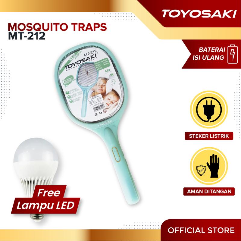 Toyosaki Raket Nyamuk Elektrik MT-211 MT-212 3