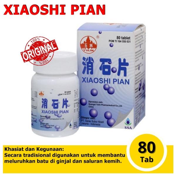 Xiaoshi pian obat peluruh batu ginjal pelancar air kencing infeksi saluran kemih