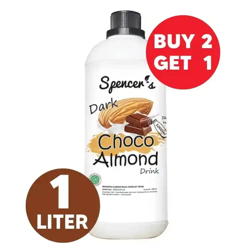 MURAH Dark Choco Roasted Almond Milk/Susu Sehat Almond Coklat 1 ltr