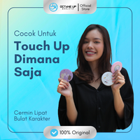 Gambar Cermin Rias Makeup Bulat Dua Sisi Portabel Mini Premium Octane Up dari Octane Up Store Kota Bandung 1 Tokopedia