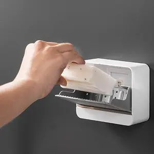 Wall Soap Tempat Sabun Batang Tempel Dinding Kamar Mandi Dengan Pengering Soap Bar
