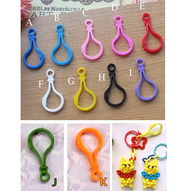 Hook Plastik Keychain Gantungan Kunci Kokot Udang Clasp Kaitan GKC04