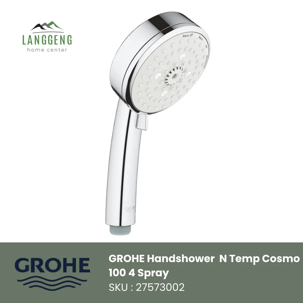 GROHE 27573002 Tempesta Cosmopolitan 100 Handshower [4 Sprays]