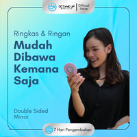 Gambar Cermin Rias Makeup Bulat Dua Sisi Portabel Mini Premium Octane Up dari Octane Up Store Kota Bandung 3 Tokopedia