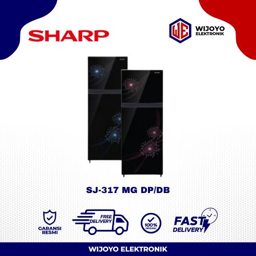 Kulkas 2 Pintu Sharp SJX 317 MG DB/DP 256 Liter Tingi 163cm Shine Door ...