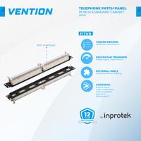 Gambar Vention Telepon Patch Panel RJ11 25 Port for 1U 19 Inch Server Rack Telephone Cable Rackmount dari Inprotek Kota Administrasi Jakarta Barat 1 Tokopedia