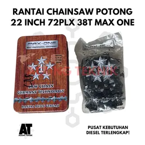 Rantai Chainsaw Potong 22 Inch 72PLX 38T Max One