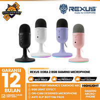 Gambar REXUS XORA 2 RGB Gaming Microphone - Black dari GGSTORESBY Kota Surabaya 1 Tokopedia