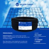 Gambar Wilson Cables - Drop Wire U-ES 1x2x0.6 mm² 50 Meter dari Wilson Cables Kab. Tangerang 2 Tokopedia
