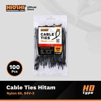 Gambar Cable Ties Kabel tis Nylon / Pengikat kabel (HITAM) MURAH - BAGUS - 10cm x 2.5mm dari HioshiToolsOfficial Kota Surabaya 1 Tokopedia