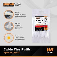 Gambar Cable Ties Kabel tis Nylon / Pengikat kabel (PUTIH) MURAH - BAGUS - 10cm x 2.5mm dari HioshiToolsOfficial Kota Surabaya 1 Tokopedia