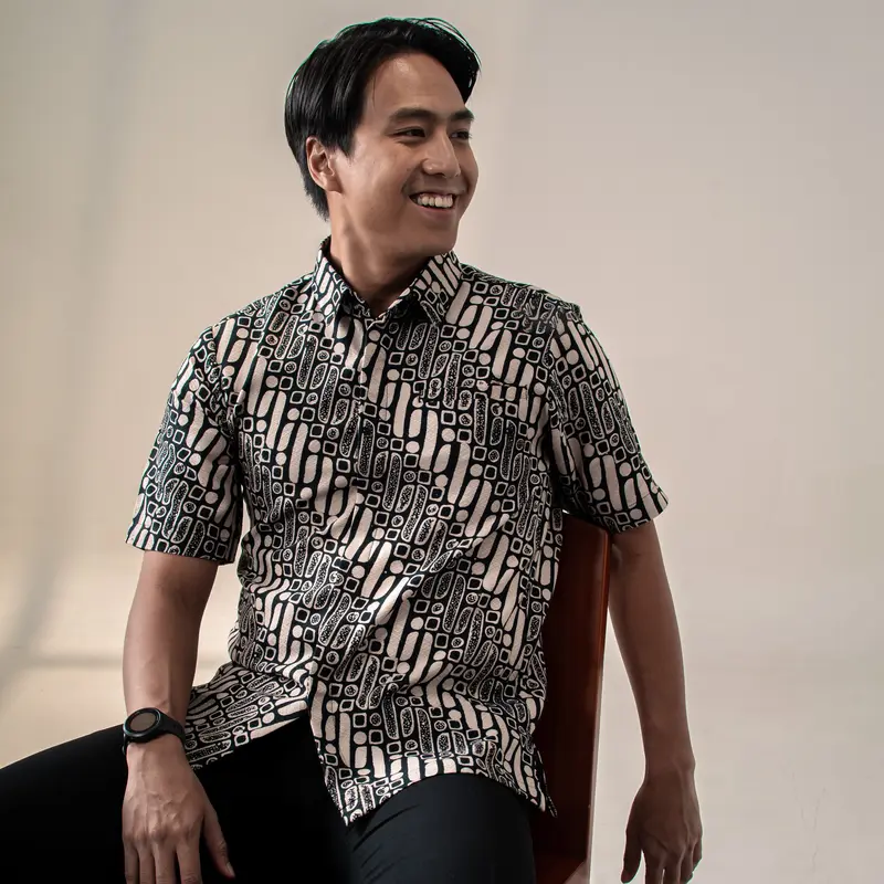 Bonadan - Mandalas Kemeja Batik Pria Premium Lengan Pendek 5