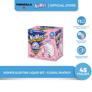 NoMos Obat Nyamuk Elektrik Liquid Device Cordless (Alat + Refill 45 hari)
