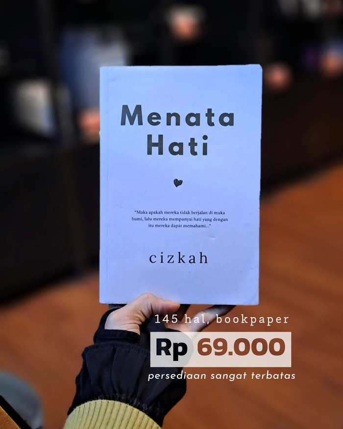 Gambar Buku Menata Hati oleh Cizkah dari Luma Lumi Shop Kab. Sleman Tokopedia