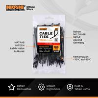 Gambar Cable Ties Kabel tis Nylon / Pengikat kabel (HITAM) MURAH - BAGUS - 10cm x 2.5mm dari HioshiToolsOfficial Kota Surabaya 3 Tokopedia