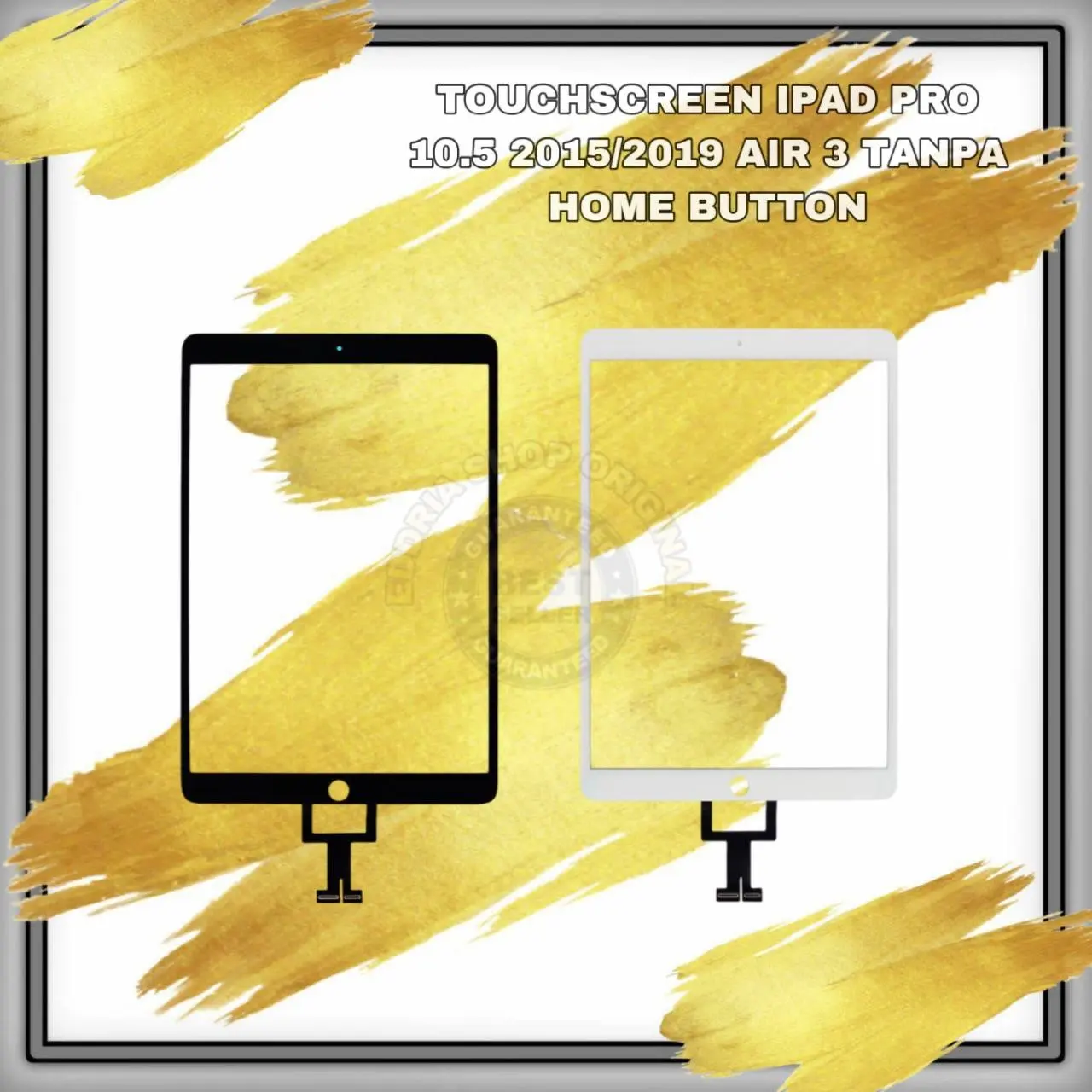 ipad pro 10.5 2015/2019 Air 3 kaca + touchscreen tanpa home button original baru