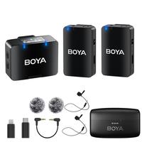 Gambar Boya Mic BoyaMic All-in-one 2.4GHz Wireless Microphone with Onboard Recording for Live Streaming and Vlogging - Boyamic dari Officiall Brands Kota Administrasi Jakarta Barat 3 Tokopedia