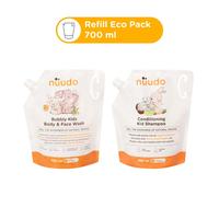 Gambar Nuudo Refill Bubbly Kids Wash & Kids Shampoo - 700ml - Bubbly Kid Wash dari INC Brands Kota Surabaya 1 Tokopedia
