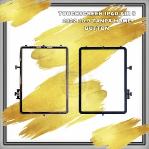ipad Air 5 2022 10.9 kaca + touchscreen tanpa home button original baru