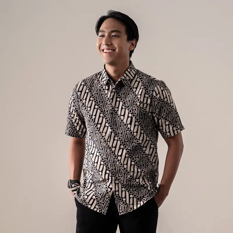 Bonadan - Mandalas Kemeja Batik Pria Premium Lengan Pendek 6