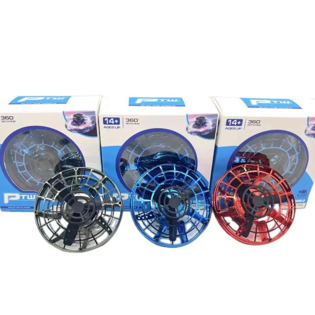 Drone spinner terbang Model Ufo / spinner Ufo Mini anti jatuh/ mainan anak