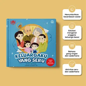 [Bentang] Buku Anak Boardbook | Seri Mengenal Diri dan Lingkungan : Keluargaku yang Seru