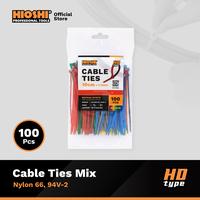Gambar Cable Ties Kabel tis Nylon / Pengikat kabel (WARNA CAMPUR) MURAH - BAGUS - 10cm x 2.5mm dari HioshiToolsOfficial Kota Surabaya 3 Tokopedia