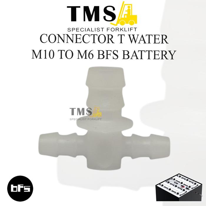 Gambar BFS Battery Forklift Sirkulasi Air AKI Connector T Water M10 to M6 Distribution Battery Forklift dari sparepart.online Kota Tangerang Tokopedia