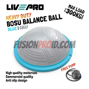 Livepro Bosu Ball PVC PP Balance Balancing Step Trainer Gym Fitness
