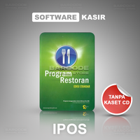 Gambar Program Software Kasir Resto Aplikasi Restoran CD + Panduan Lengkap dari Barcode Store Solutions Kota Administrasi Jakarta Pusat 1 Tokopedia