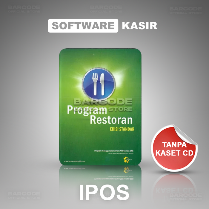 Gambar Program Software Kasir Resto Aplikasi Restoran CD + Panduan Lengkap dari Barcode Store Solutions Kota Administrasi Jakarta Pusat Tokopedia