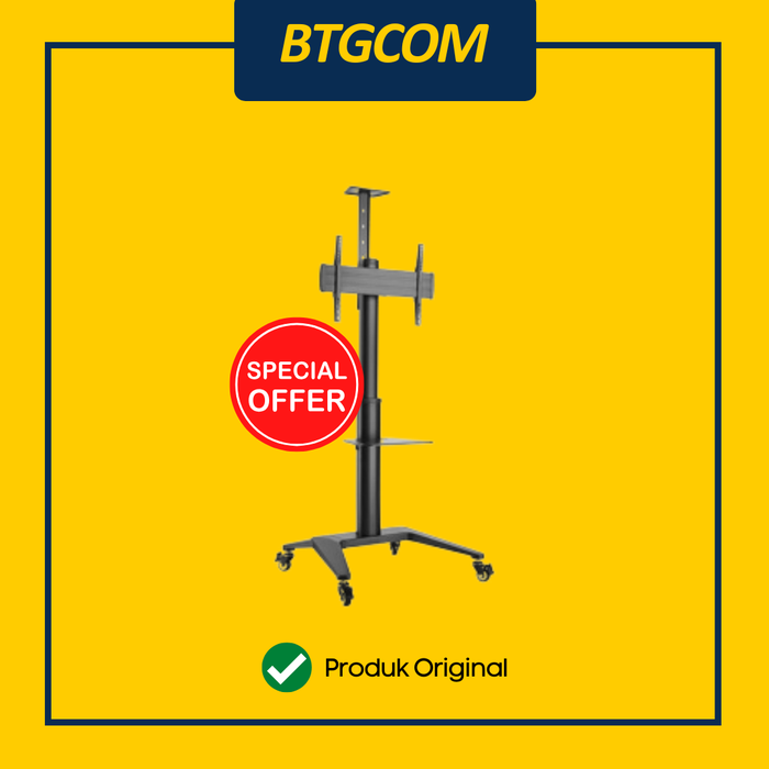 Gambar BRACKET TV CART STAND BRATECK TTV06-46TW UNTUK LAYAR MONITOR UKURAN SCREEN 37"-70" INCH VESA MOUNTING TAHAN BEBAN HINGGA 70KG dari btgcom Kota Denpasar Tokopedia