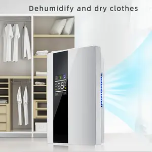 Dehumidifier Moisture Absorber LED Display Touch Screen 2.2L