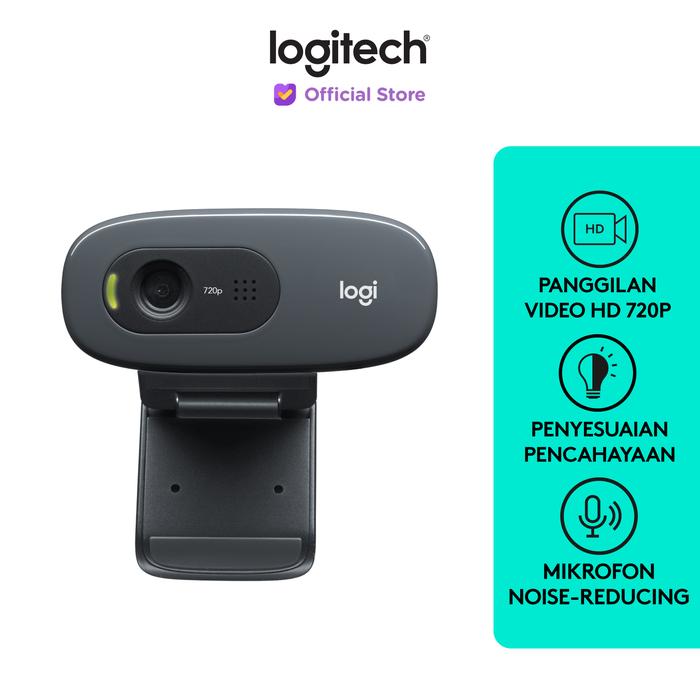 Gambar Logitech C270 Webcam HD 720p untuk Windows, Mac OS & Chrome OS dari Logitech Official Store Kota Administrasi Jakarta Timur Tokopedia