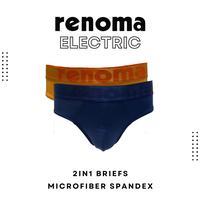 Gambar Renoma Electric Mini Brief 9922 - Celana Dalam Pria Brief 2in1 - Random/Mix, S dari Renoma.id Kota Administrasi Jakarta Utara 3 Tokopedia