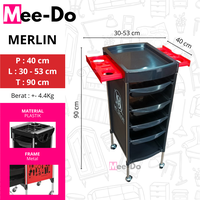 Gambar Rak Salon Facial Rak Troli Barbershop Trolly - MONTE dari Mee Do Kota Bekasi 4 Tokopedia