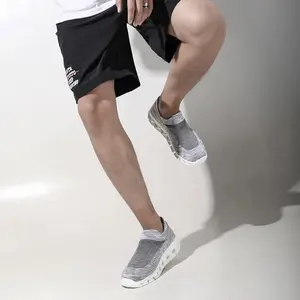 Sepatu Hiking Pria Casual Slip On Tanpa Tali Gunung Outdoor 90